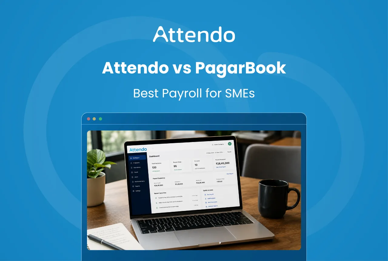 Attendo vs PagarBook payroll software comparison for small and medium businesses.
