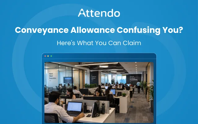 This image shows a professional office environment with employees working, representing conveyance allowance and the expenses employees can claim.