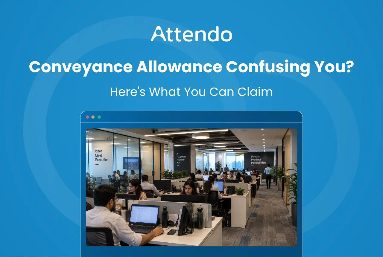This image shows a professional office environment with employees working, representing conveyance allowance and the expenses employees can claim.