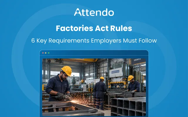 This image shows factory workers using machinery, representing key requirements and safety rules under the Factories Act.