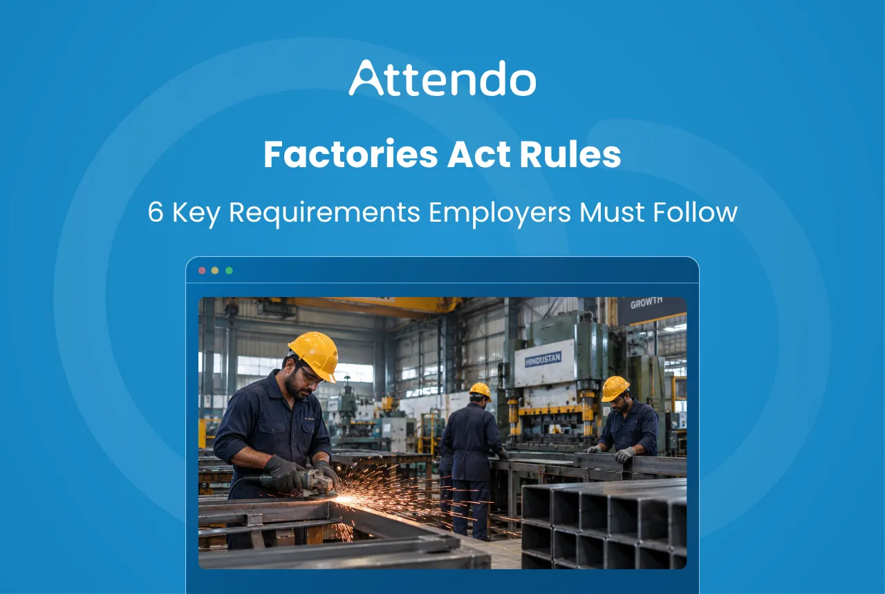 This image shows factory workers using machinery, representing key requirements and safety rules under the Factories Act.