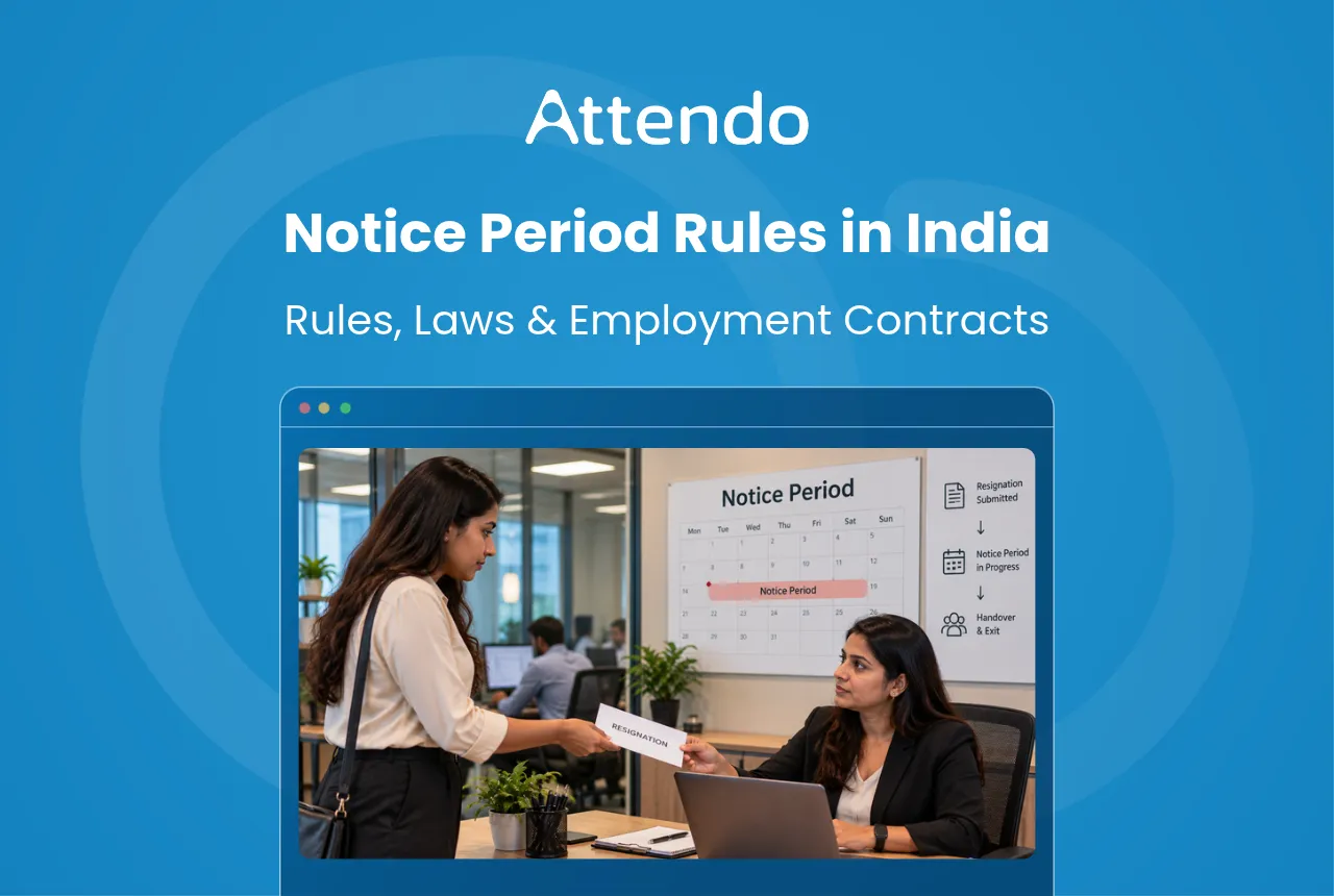 Notice Period Rules in India and What Actually Applies
