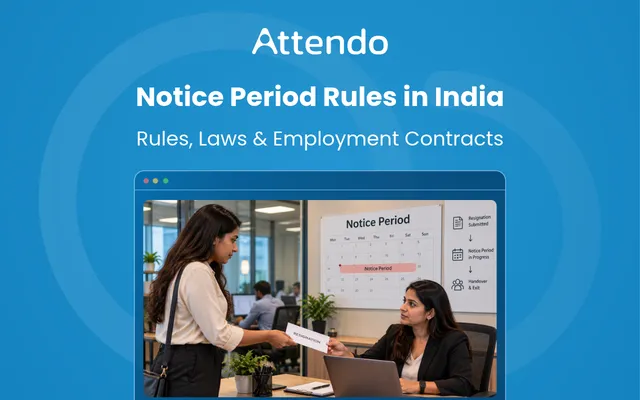 Notice Period Rules in India and What Actually Applies