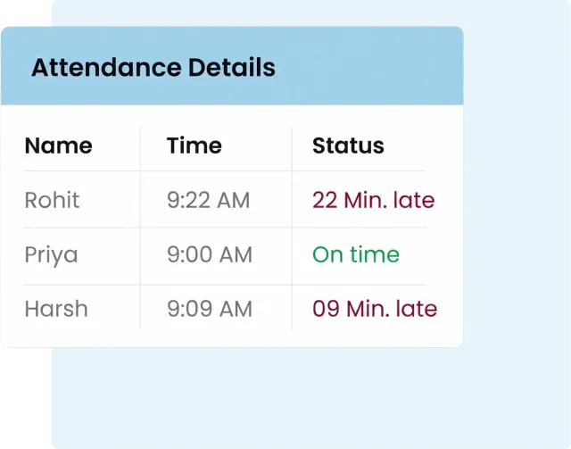 Attendance Management