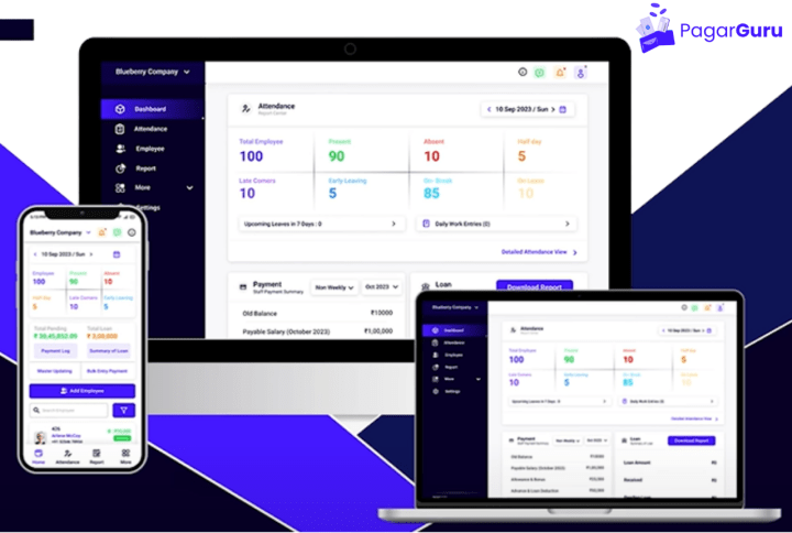 The PagarGuru dashboard